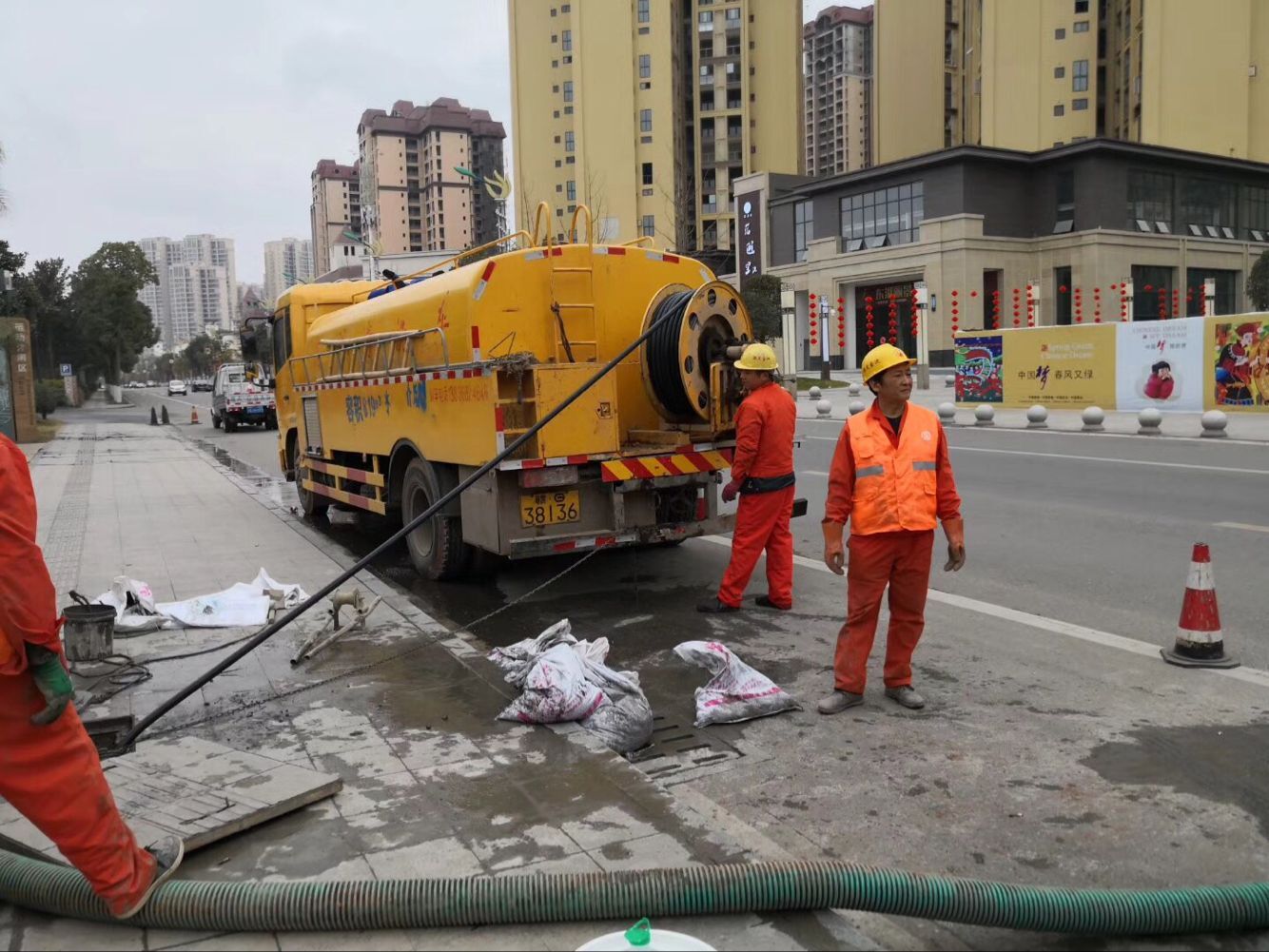 乌海排污管道清淤-管道清洗